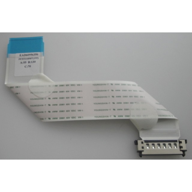 CABO FLAT (LVDS) EAD60956356 26LE6500 Cabo Flat LG www.soplacas.tv.br